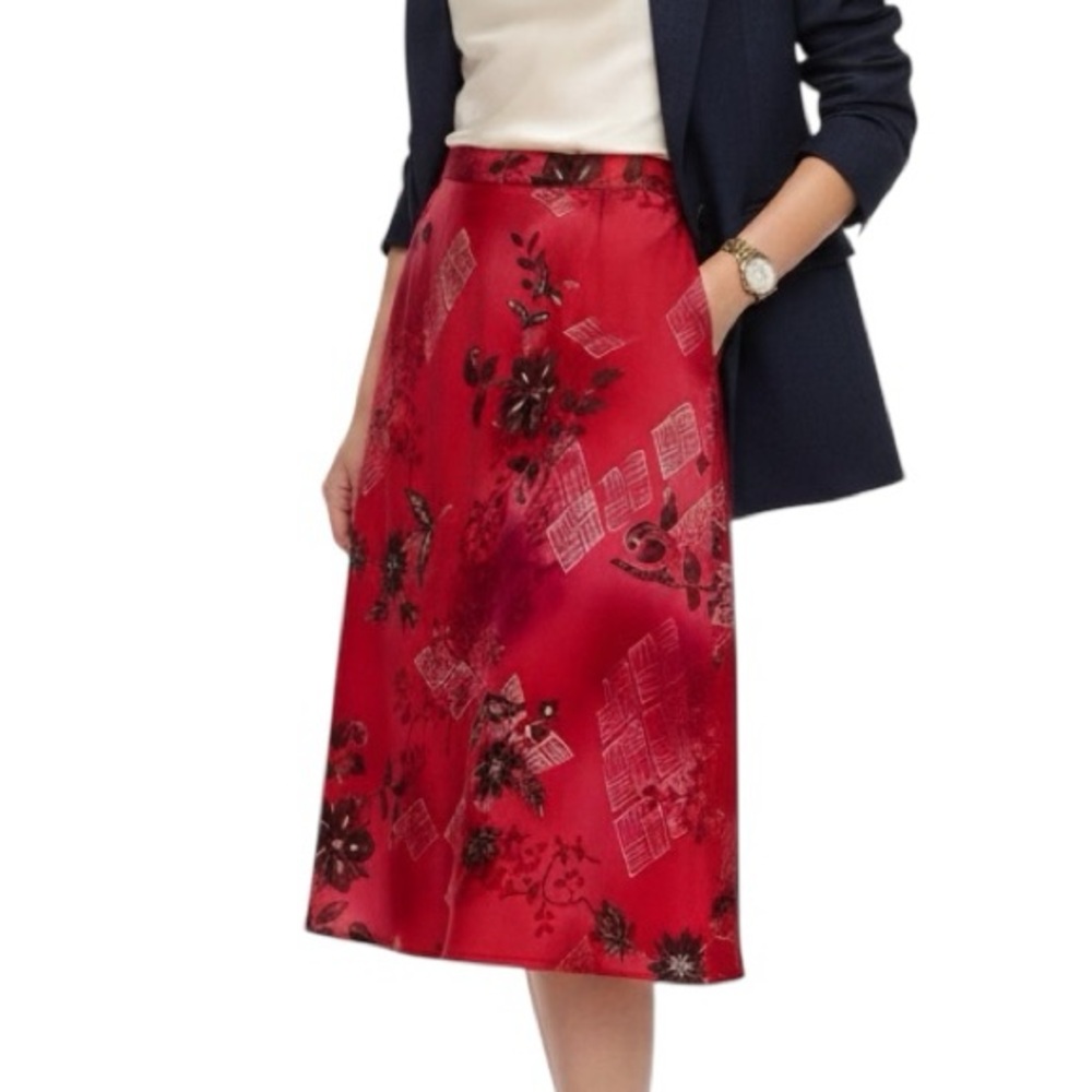 Elegant Dark Pink Skirt